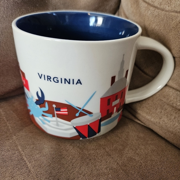 Starbucks VIRGINIA Collectible Mug, No Chips,  Cracks,  Or Box - Picture 1 of 5